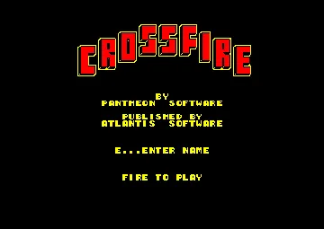 Crossfire (UK) (1990) screen shot title